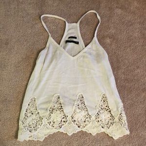 Abercrombie and Fitch White tank top